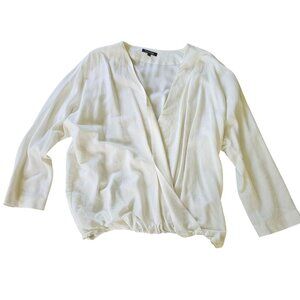 Massimo Dutti Portugal Women's Cream colored Blouse top size S